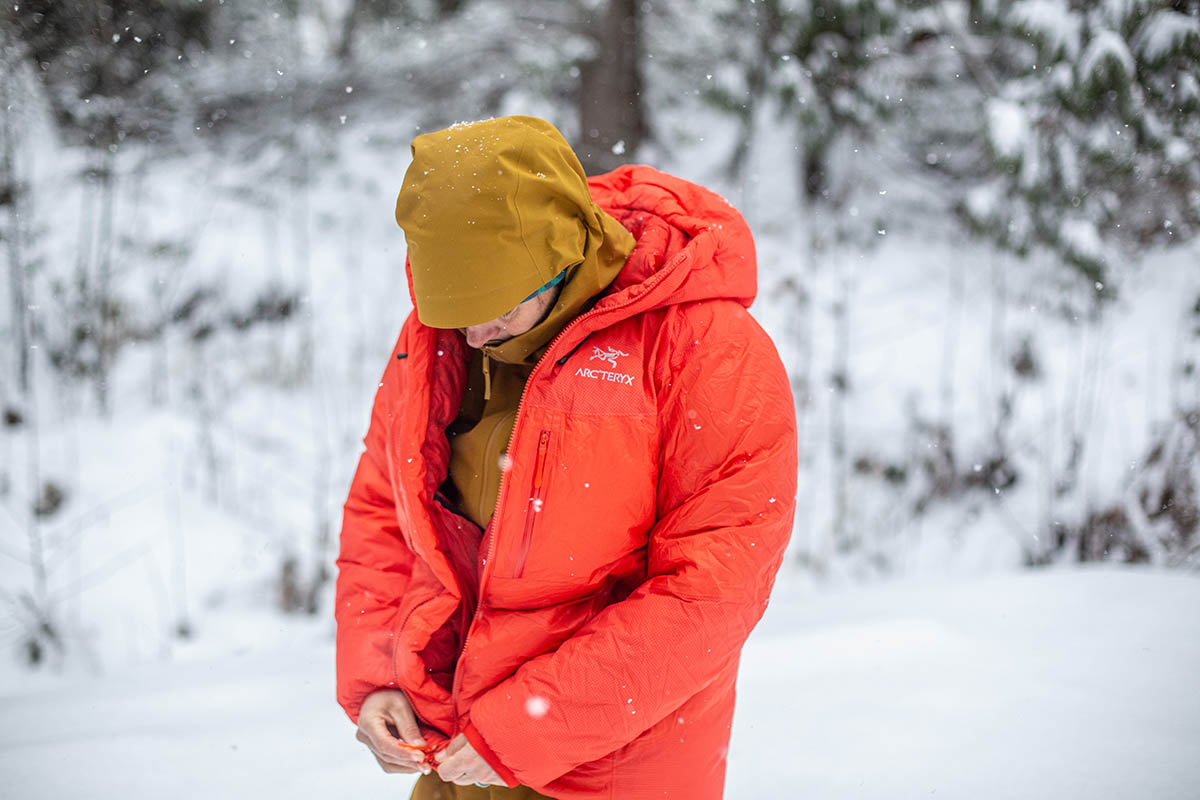 Arcteryx down outlet parka